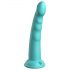 Dillio Slim Seven - Prisesalni Stimulator Dildo (20cm) - Turkizna