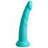 Dillio Slim Seven - Prisesalni Stimulator Dildo (20cm) - Turkizna