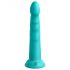 Dillio Slim Seven - Prisesalni Stimulator Dildo (20cm) - Turkizna