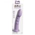 Dillio Super Eight - silikonski dildo s priseskom (21 cm) - vijolična