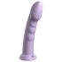 Dillio Super Eight - silikonski dildo s priseskom (21 cm) - vijolična