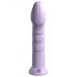 Dillio Super Eight - silikonski dildo s priseskom (21 cm) - vijolična