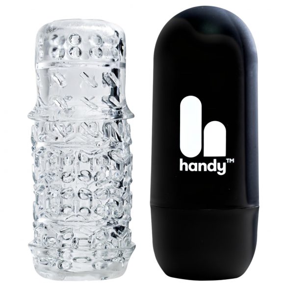 The Handy TrueGrip Gen 2 Sleeve - masturbator (prosojen)