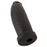 Realistixxx Real Giant - gig dildo - 30 cm (črno)