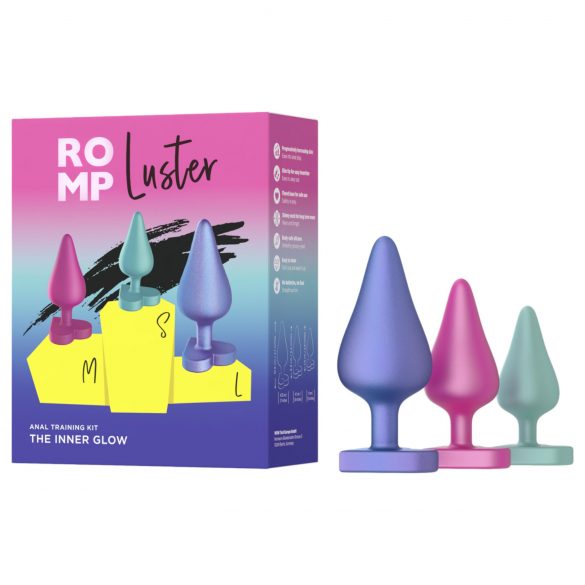 ROMP Luster - komplet za analni trening (3 kosi)