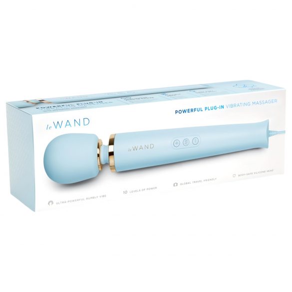 le Wand - ekskluzivni mrežni masažer vibrator (moder)