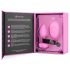 b-vibe heart - polnilni, daljinski analni vibrator (roza)