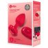 b-vibe heart - akumulatorski, brezžični analni vibrator (rdeč)