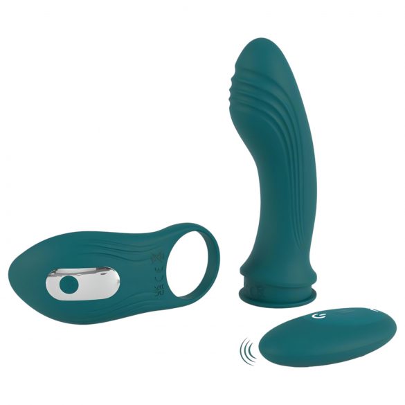 Izbira Za Pare - 3v1 prilagodljiv vibrator (turkizna)