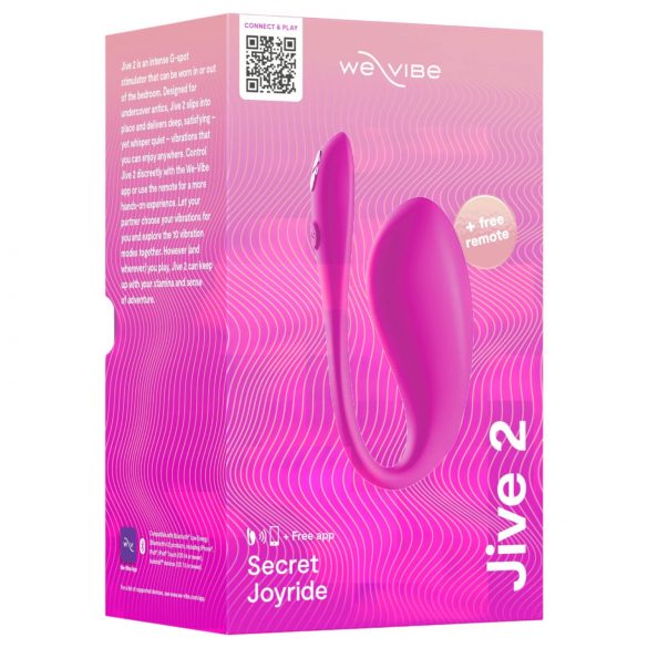 We-Vibe Jive 2 - polnilno, pametno vibracijsko jajce (roza)