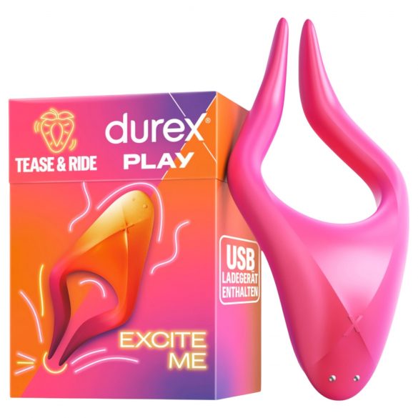 Durex Tease & Ride - dražilnik erogenih con (roza)