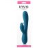 Inya Luv Bunny - akumulatorski vibrator s stimulatorjem klitorisa (turkizen)