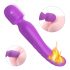 Sex HD Iris - akumulatorski, 2-motorni grelni masažni vibrator (vijolična)