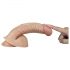 Lovetoy Real Extreme - G-točkovni dildo z modom in s pritrditvijo - 21 cm (naraven)