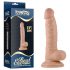 Lovetoy Real Extreme - dildo z osnovo in moda za G-točko - 19 cm (naravno)