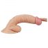 Lovetoy Real Extreme - dildo z osnovo in moda za G-točko - 19 cm (naravno)