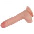 Lovetoy Nature Cock - dvoplastni realistični dildo - 18 cm (naravna barva)