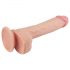 Lovetoy Nature Cock - realistični dildo z vakuumskim dnom - 21 cm (kožni)