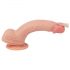 Lovetoy Nature Cock - realistični dildo z vakuumskim dnom - 21 cm (kožni)