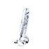 Lovetoy Flawless Clear - Dildo s priseskom, 19cm (prosojno)