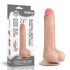 Lovetoy Sliding-Skin - dvoslojni dildo - 18 cm (naravni)