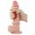 Lovetoy Sliding-Skin - dvoslojni dildo - 21 cm (naravni)