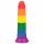 Lovetoy Prider - realistični dildo - 19 cm (mavrica)