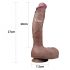 Lovetoy Nature Cock - dvoplastni realistični dildo - 26 cm (naravna barva)