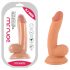 Mr. Rude - pripenjalni dildo s testisi - 18 cm (naravni)