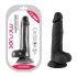 Mr. Rude - pripenjalni dildo za testise - 19 cm (črn)