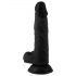 Mr. Rude - pripenjalni dildo za testise - 19 cm (črn)