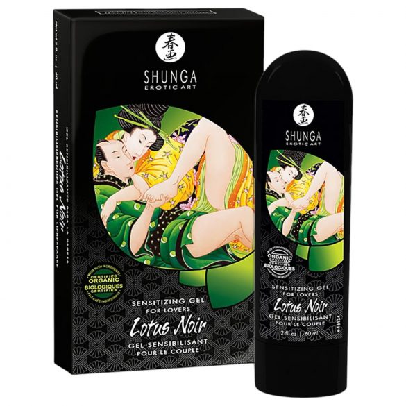 Shunga Lotus Noir - uniseks stimulacijski gel (60 ml)