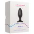 LOVENSE Hush 2 L - majhen analni vibrator za polnjenje (57 mm) - črn