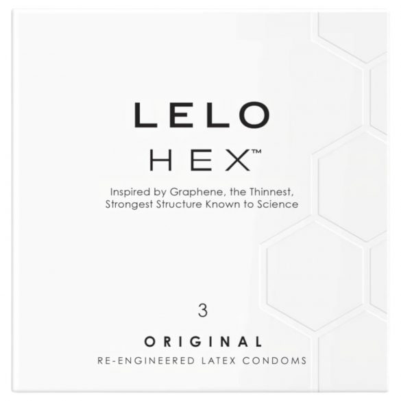 LELO Hex Original - luksuzni kondom (3 kosi)