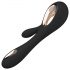 LELO Soraya Wave - brezžični vibrator z zibajočimi se rokami (črn)