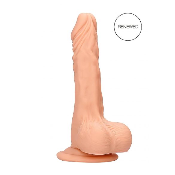 RealRock Dong 7 - realistični dildo s testisi (17 cm) - naravni