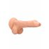 RealRock Dong 8 - realistični dildo z modi (20 cm) - naravni