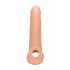 RealRock Penis Sleeve 9 - ovoj za penis (21,5 cm) - naravni