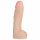 Doc Johnson Vac-U-Lock Hung 12 - realistični testisni dildo (naravni)