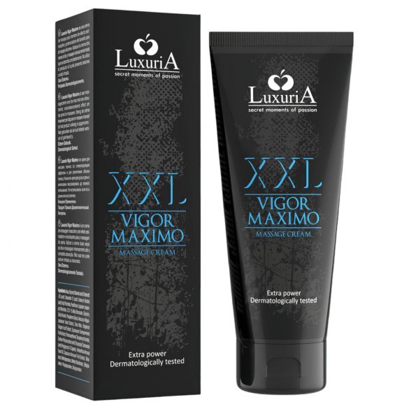 LuxuriA Vigor Maximo XXL - krema za povečanje penisa in vlaženje (75 ml)