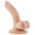 Dr. Skin 4 - vibrator za pripenjanje testisov - naravni (12 cm)