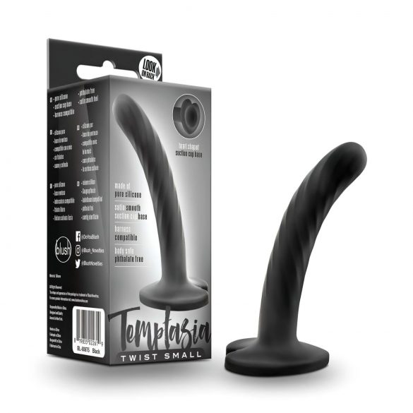 Temptasia Twist Small - Temptasia Twist Small Dildo (črno)