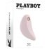 Playboy Palm - Vodoodporni klitorisni vibrator 2v1 z možnostjo polnjenja (roza)