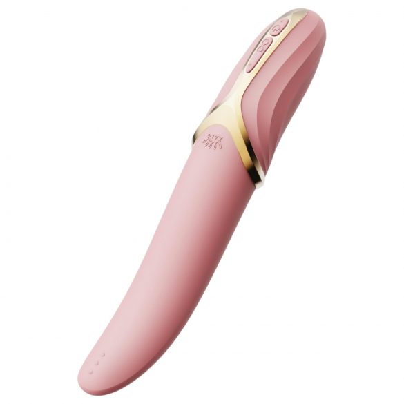 Zalo Eve - polnilni vibrator z grelno funkcijo in rotacijo (roza)