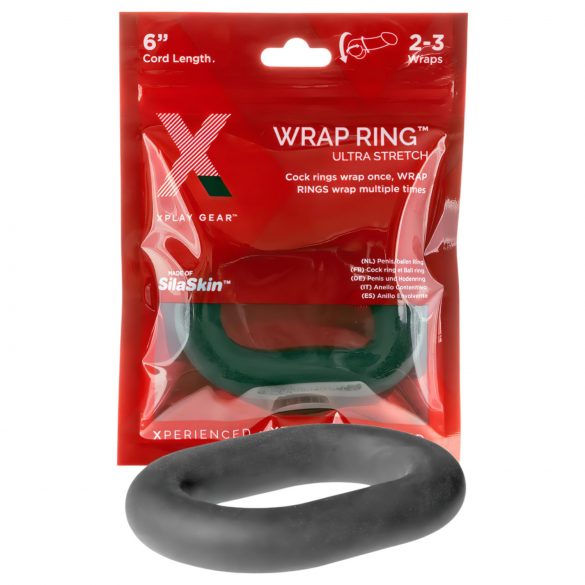 Perfect Fit Ultra Wrap 6 - debel penisni obroč - črna (15 cm)