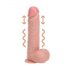 REALROCK - naravni vibrirajoči dildo s priseskom (20,5cm)