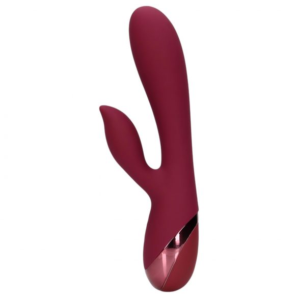 Loveline - akumulatorski vibrator z ročajem za draženje klitorisa (rdeč)