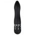 Easytoys Diamond Curved - vibrator z mini palico (črn)