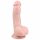 Easytoys - pripenjalni dildo s testisi (15 cm) - naravni