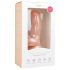 Easytoys - pripenjalni dildo s testisi (15 cm) - naravni